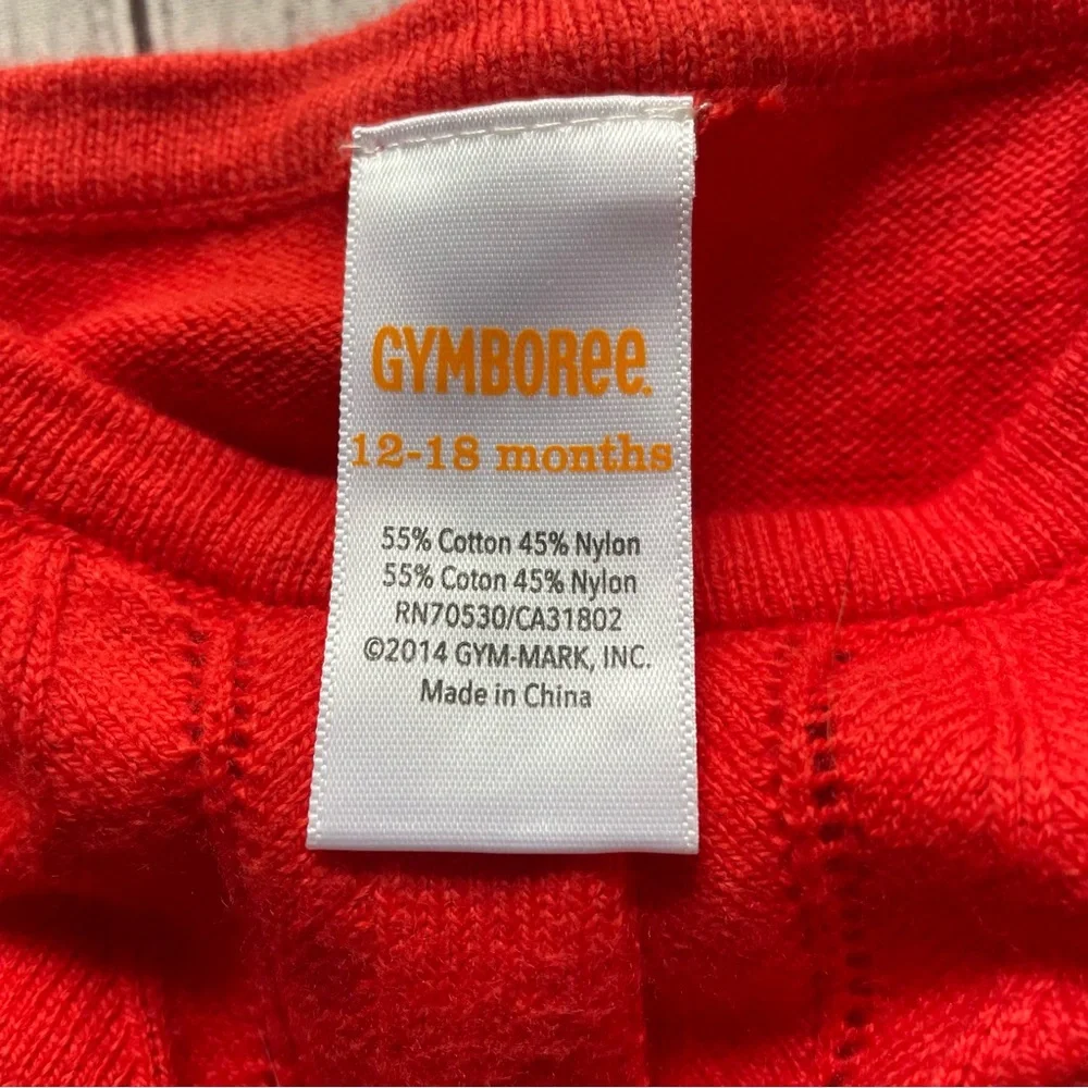 Gymboree Red Eyelet Cardigan Size 12-18 months